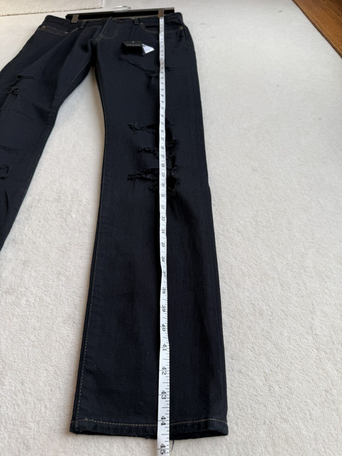 Saint Laurent Paris SS16 Saint Laurent surf sound crash trash black ripped jeans Size US 32 / EU 48 - 11 Thumbnail