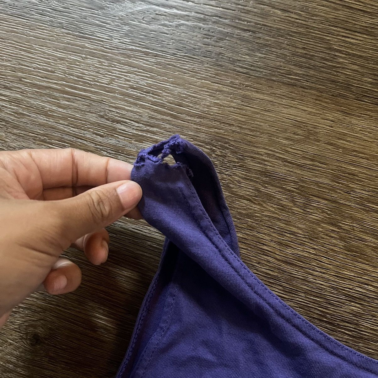 Vintage Vintage Purple Born Bad Tank Top Size US XL / EU 56 / 4 - 8 Thumbnail