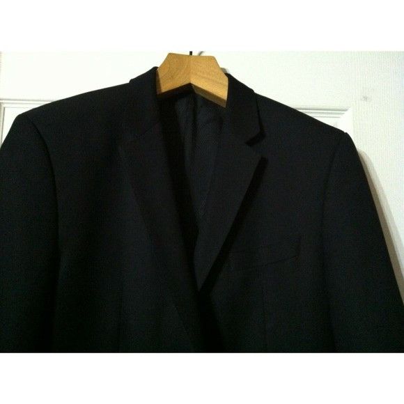 Hugo Boss HUGO BOSS MENS NAVY 100%WOOL SPORT COAT BLAZER EU50/US40R Size 40R - 1 Thumbnail