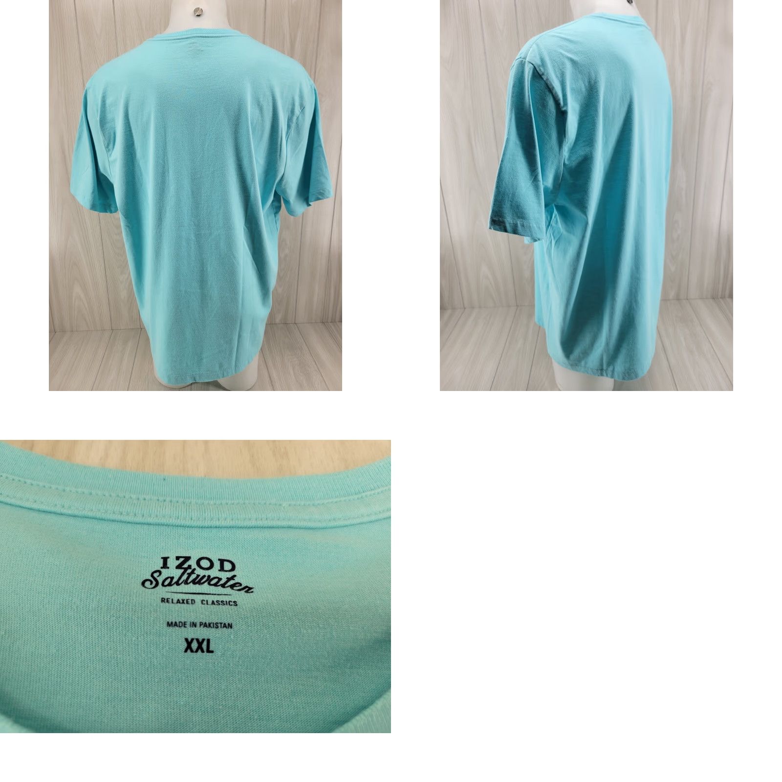 Izod VINTAGE Izod Saltwater Game Fish Relaxed Classic Men's T-Shirt 2XL Teal Size US XXL / EU 58 / 5 - 8 Thumbnail