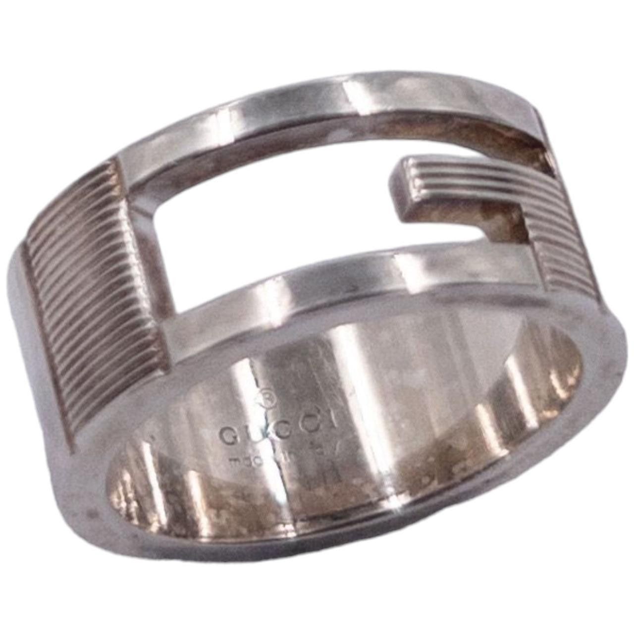 Gucci Vintage Gucci Silver Ring Size ONE SIZE - 1 Thumbnail