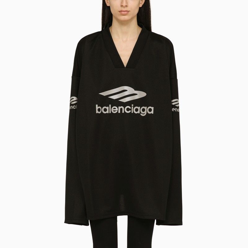 image of Balenciaga 3B Sports Icon Black T-Shirt Size Xs, Women's