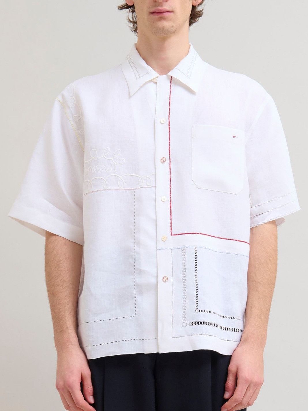 Marni o1f1d3z0326 Shirt in White Size US S / EU 44-46 / 1 - 1 Preview