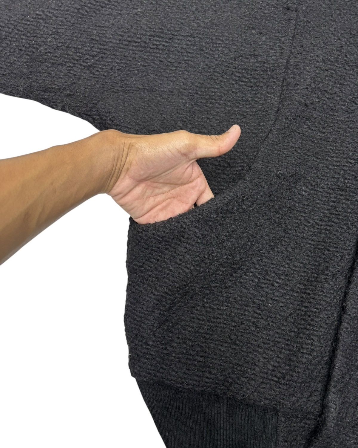 CABANE de ZUCCa ISSEY MIYAKE ZUCCA WOOL BATWING NINJA HOODIE OVERCOAT Size US M / EU 48-50 / 2 - 13 Thumbnail