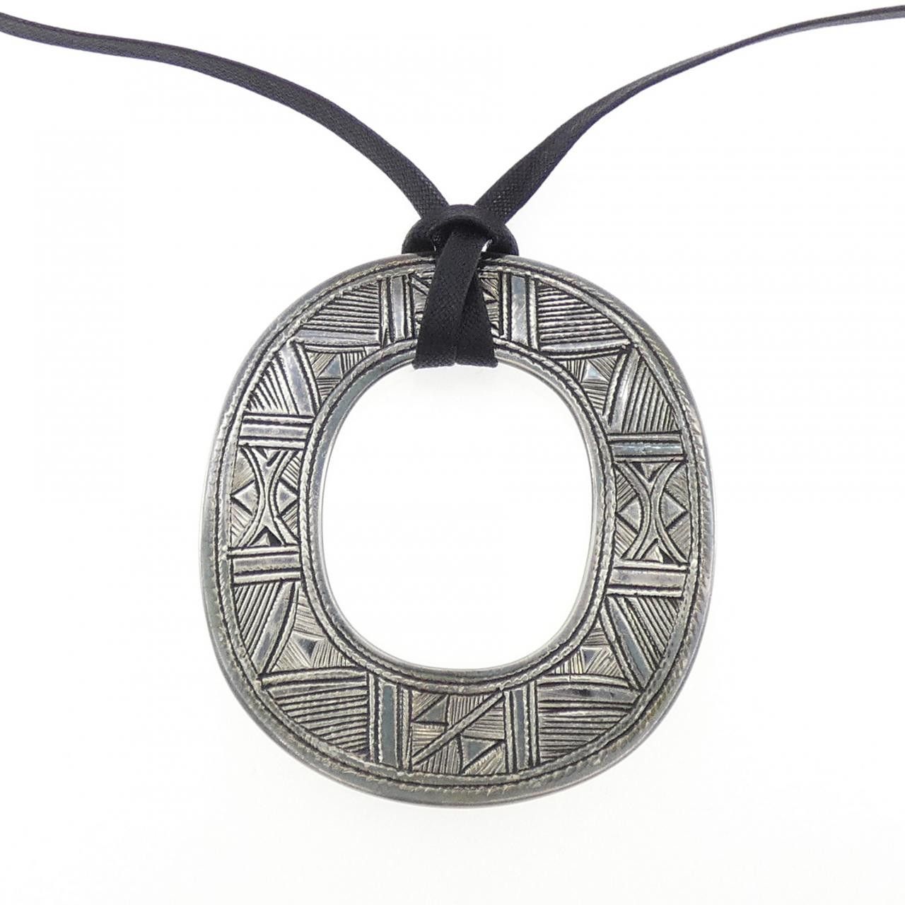 Hermes Hermes Hermes Touareg 925 Silver Necklace Precious Metal Necklace DUTY FREE for USA Size ONE SIZE - 1 Thumbnail