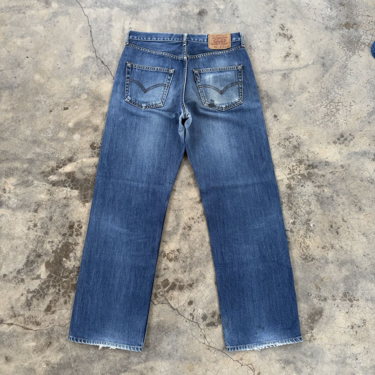 Levi's Vintage Clothing VINTAGE LEVI’S 512 FADED JEAN DENIM PANTS Size US 33 - 8 Thumbnail