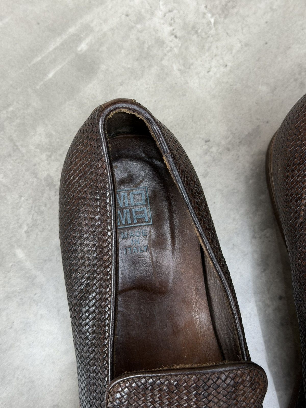 MoMA MOMA Woven Leather Loafers Brown EU 43 Size US 10 / EU 43 - 8 Thumbnail