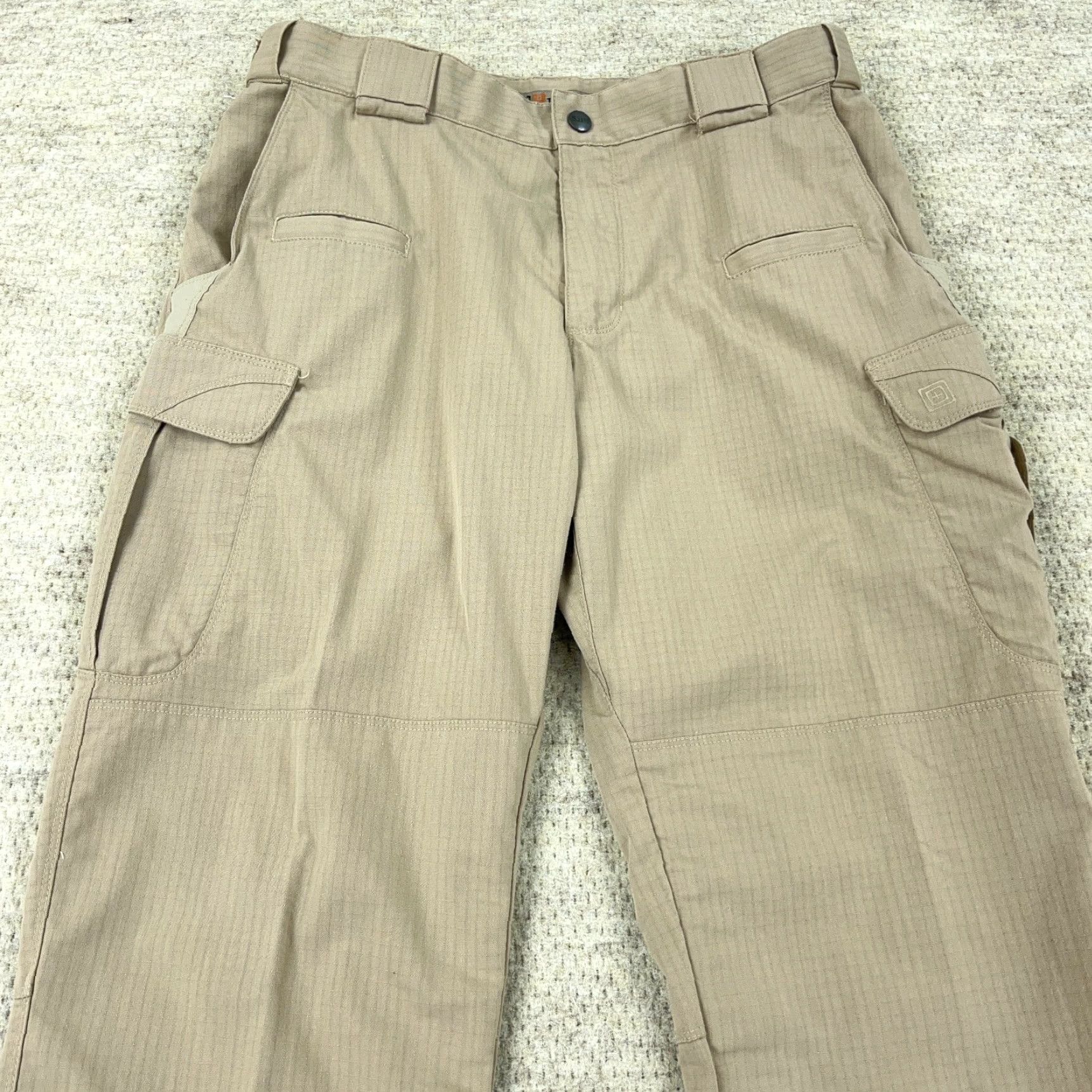 Vintage 5.11 Tactical Cargo Pants Men 32x32 Brown Rip Stop Taclite Pro Utility Military Cargo Pants 5-Pocket Design Computer? Size US 32 / EU 48 - 5 Thumbnail