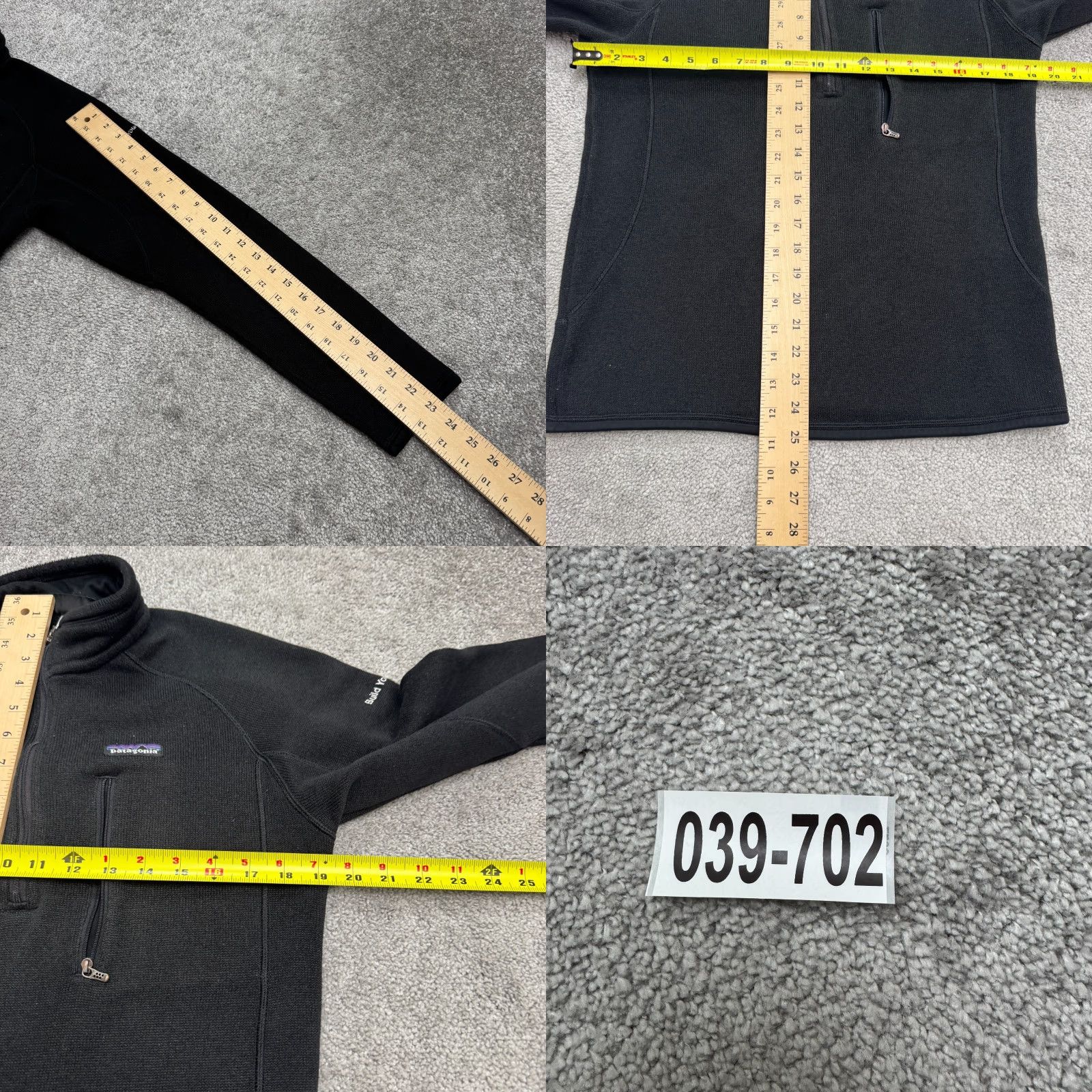Patagonia Patagonia Better Sweater Pullover 1/2 Zip Sweatshirt Men Small Black Fleece Outdoor Hiking Winter Spring Fall 1/2 Zip Logo Size US S / EU 44-46 / 1 - 9 Thumbnail