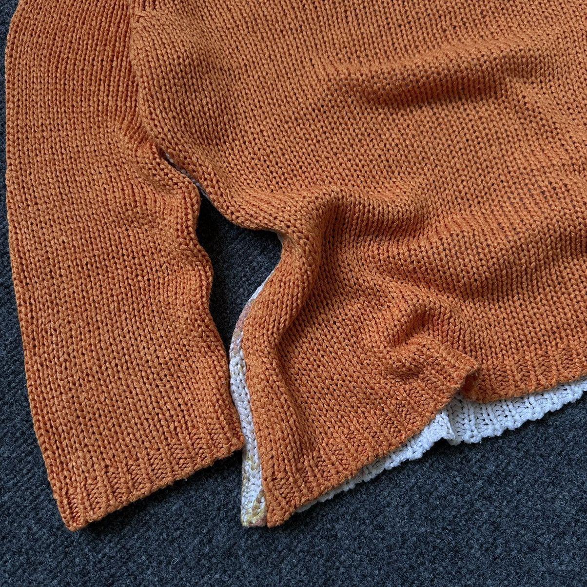 If Six Was Nine VTG Knit V Neck Sweater Long Y2K 00s USA Hype Trend Pop Grun Size S / US 4 / IT 40 - 15 Thumbnail