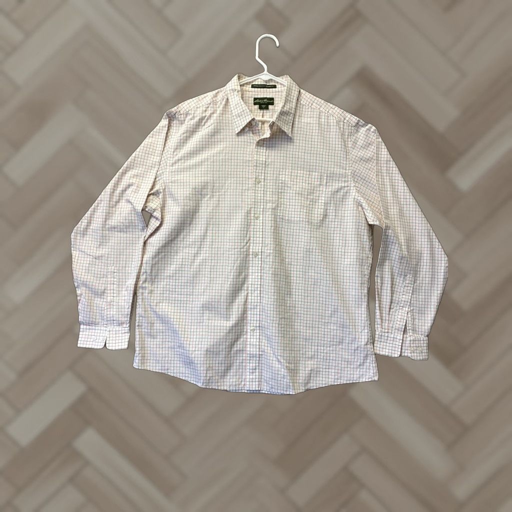 Eddie Bauer Eddie Bauer Shirt Mens XL Button Up Long Sleeve Classic Fit Adult /118-60 Size US XL / EU 56 / 4 - 1 Thumbnail