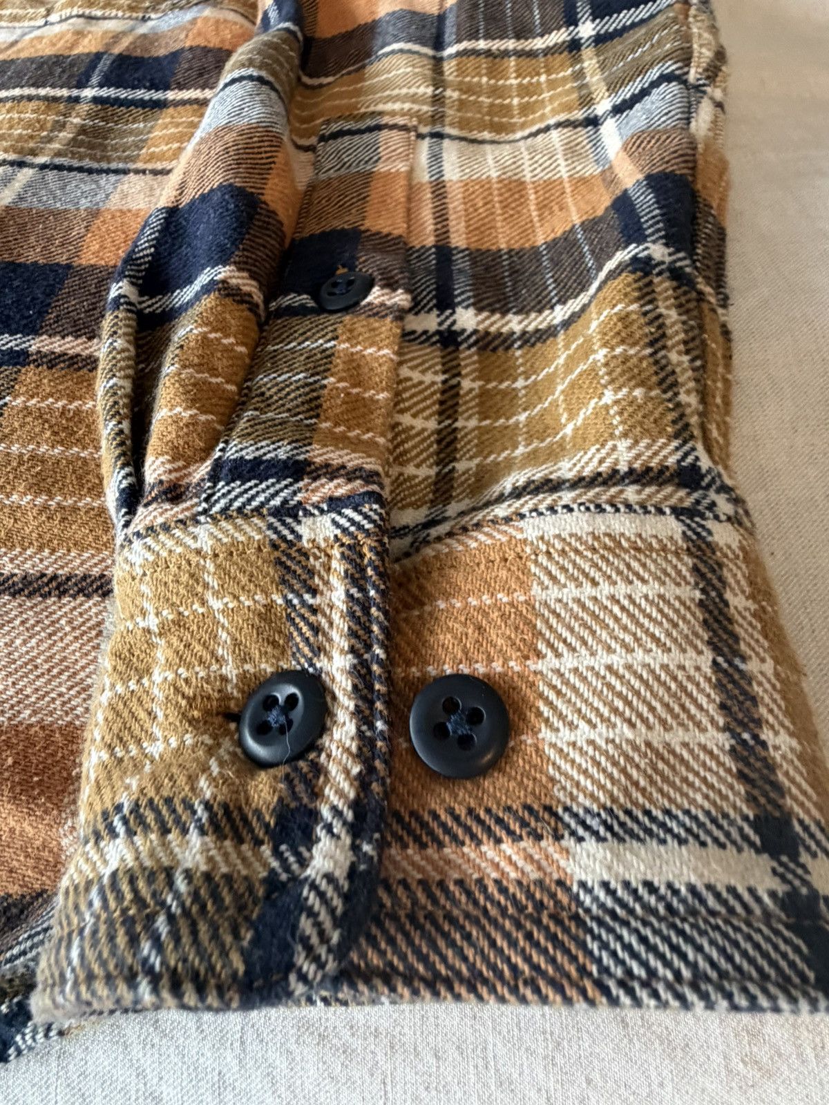 Filson Filson Vintage Flannel Work Shirt - Navy/Cumin Size US L / EU 52-54 / 3 - 4 Thumbnail