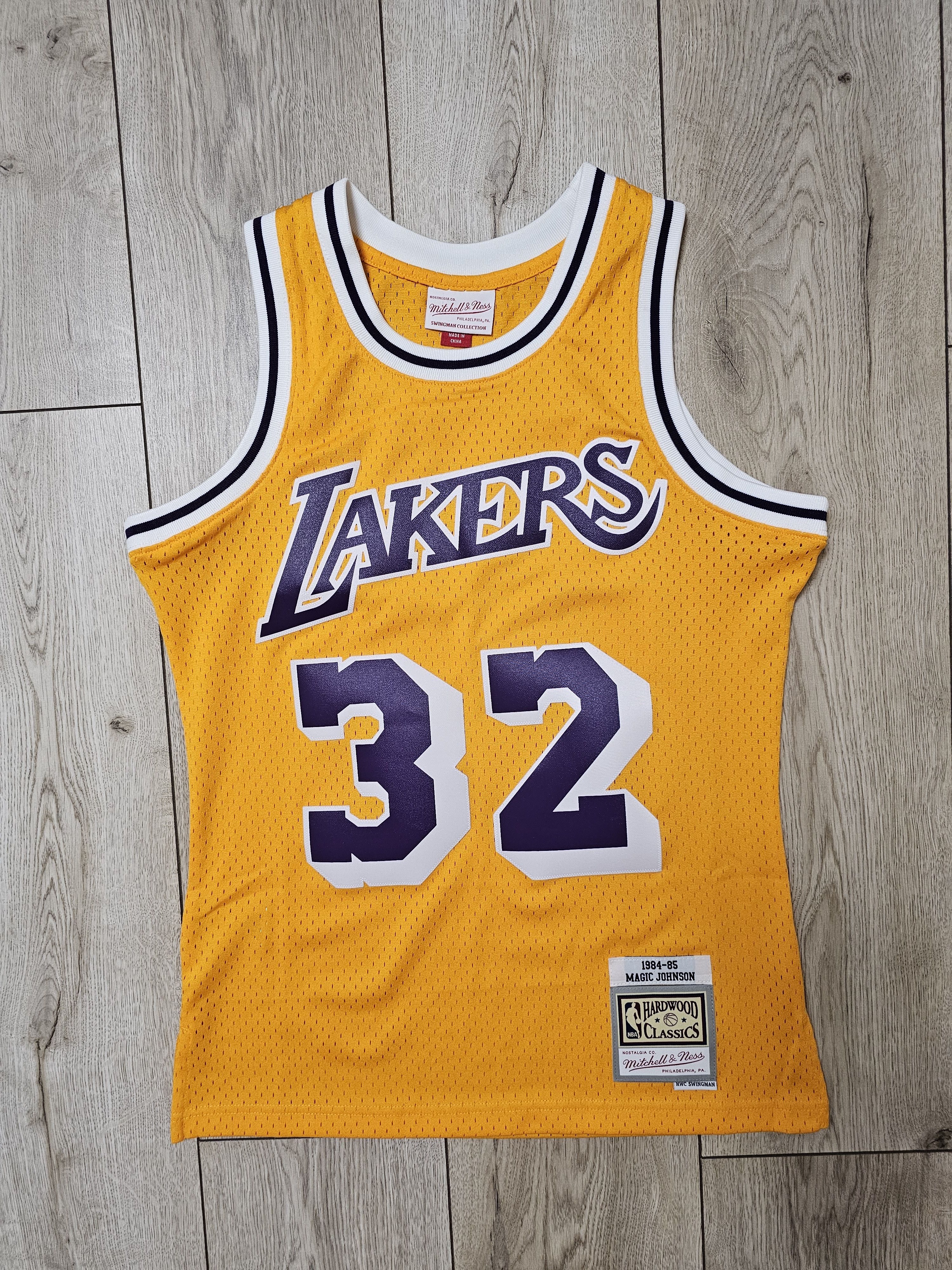 Mitchell & Ness × NBA × Vintage MAGIC JOHNSON 1984 JERSEY LAKERS JERSEY BASKETBALL SHIRT Size US S / EU 44-46 / 1 - 1 Thumbnail