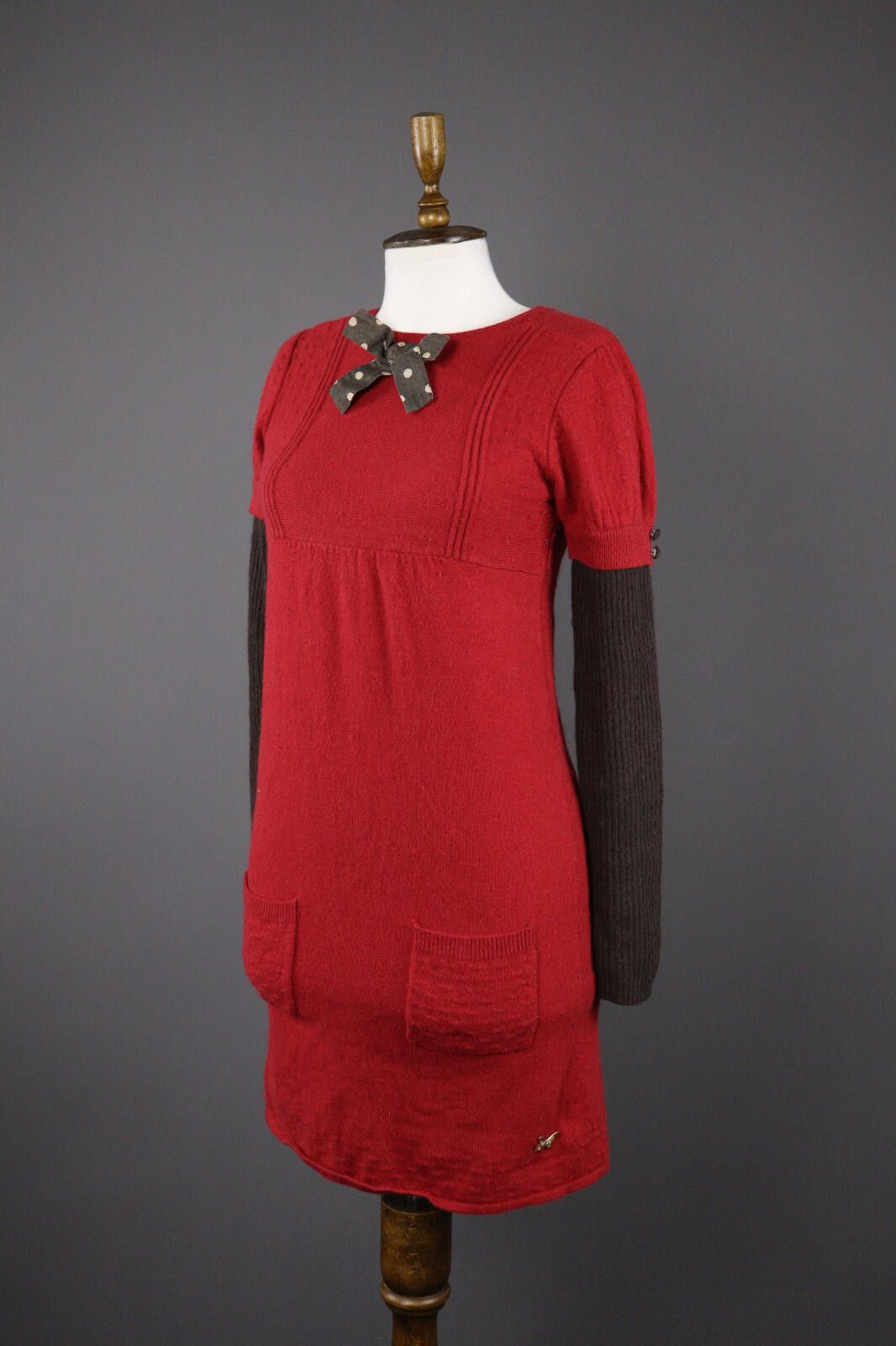 Kenzo Girls Kenzo Wool Designer Casual Knit Sweater Dress Size M Size M / US 6-8 / IT 42-44 - 1 Thumbnail