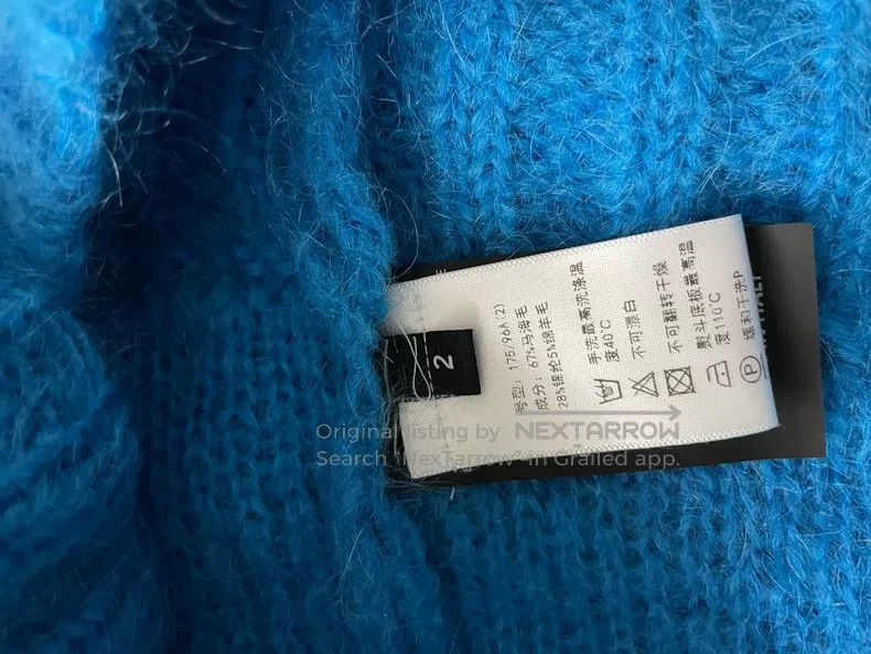 Raf Simons Raf Simons 21aw Mahai woollen sweater blue Size US M / EU 48-50 / 2 - 3 Thumbnail