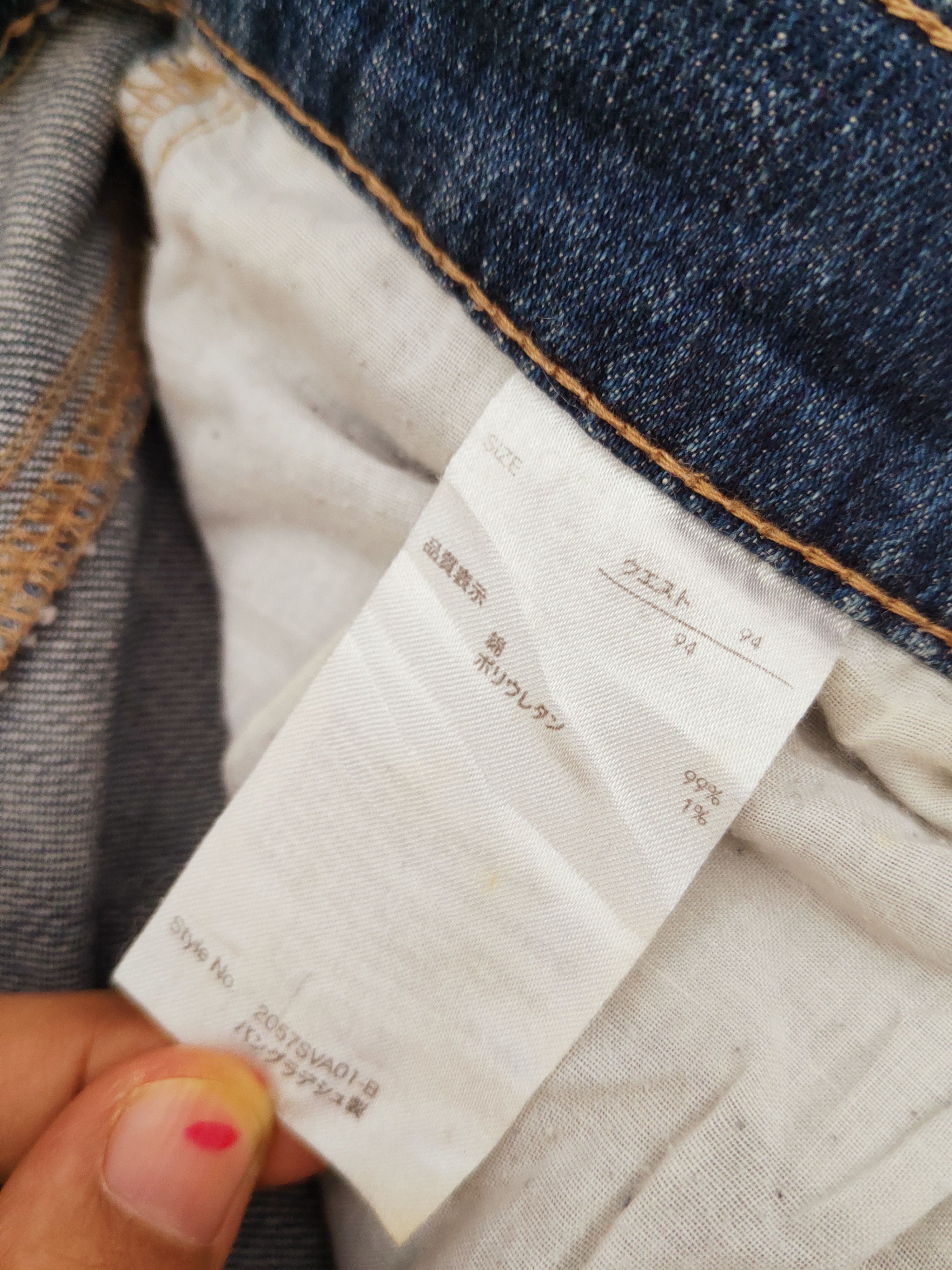 Japanese Brand Japanese Brand Dark Blue Distressed Ripped Jeans #W934 Size US 38 / EU 54 - 13 Thumbnail