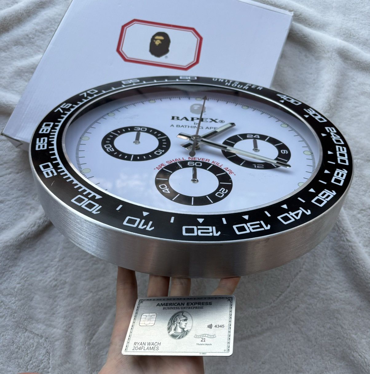 Bape Bape ‘Type 4’ Bapex Wall Clock Size ONE SIZE - 2 Thumbnail