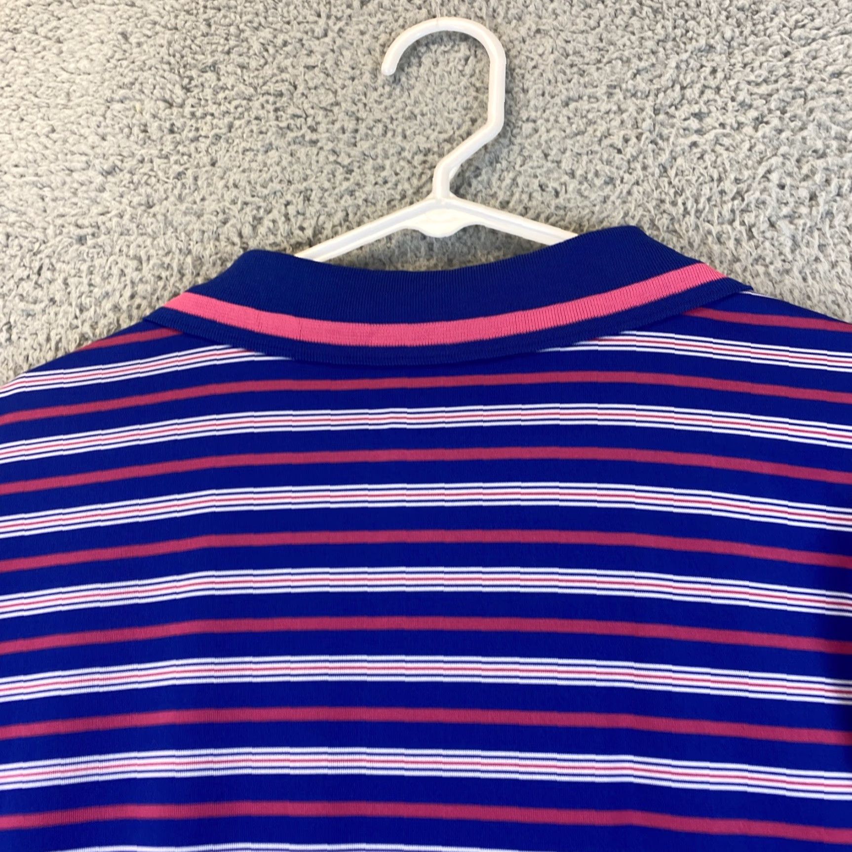 Beverly Hills Polo Club Beverly Hills Polo Club Polo Shirt Mens 4XL Blue Stripe Short Sleeve Golf Shirt Size US XXL / EU 58 / 5 - 7 Thumbnail