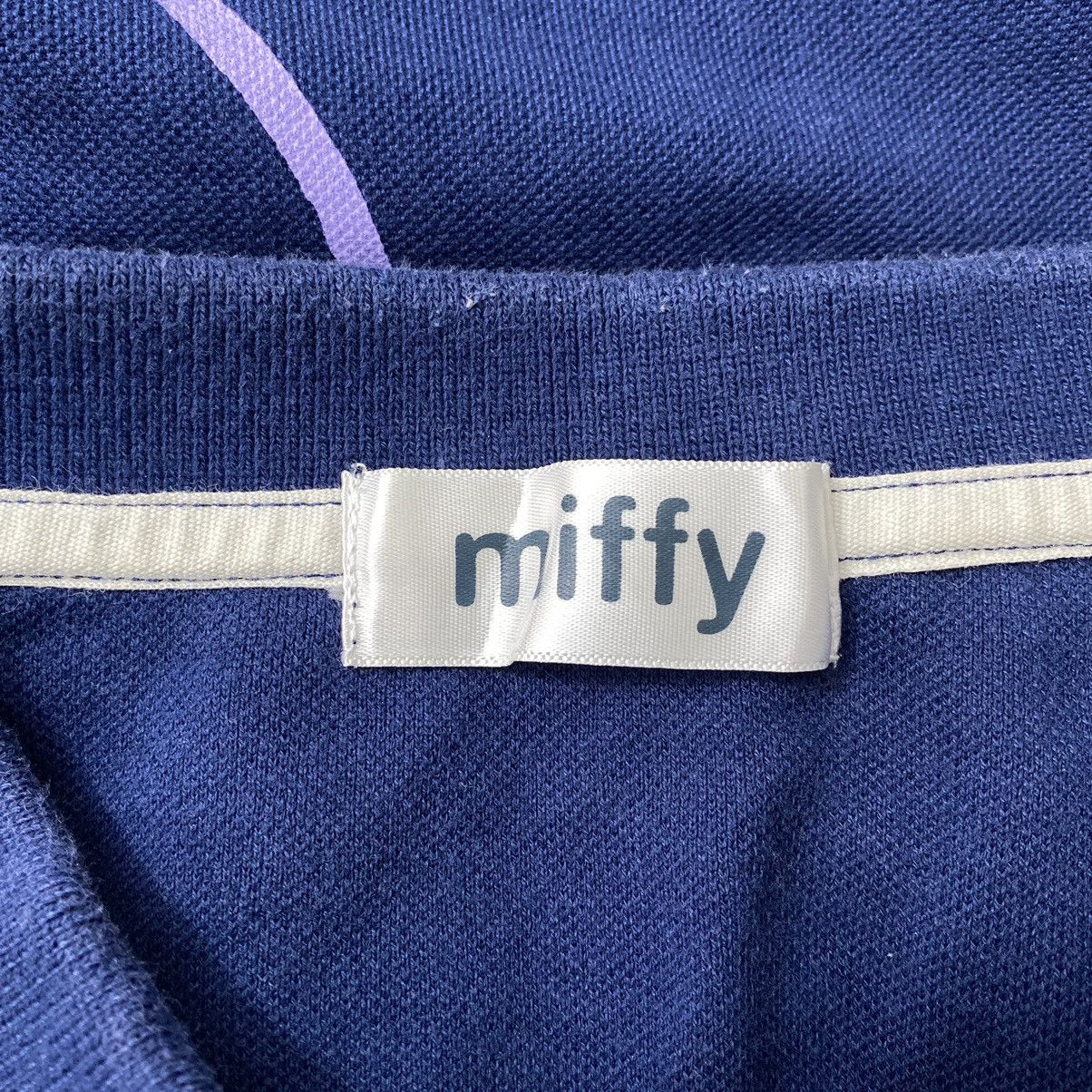 Vintage Vintage MIFFY Embroidered Logo Collar Button Up Navy Short Size M / US 6-8 / IT 42-44 - 5 Thumbnail