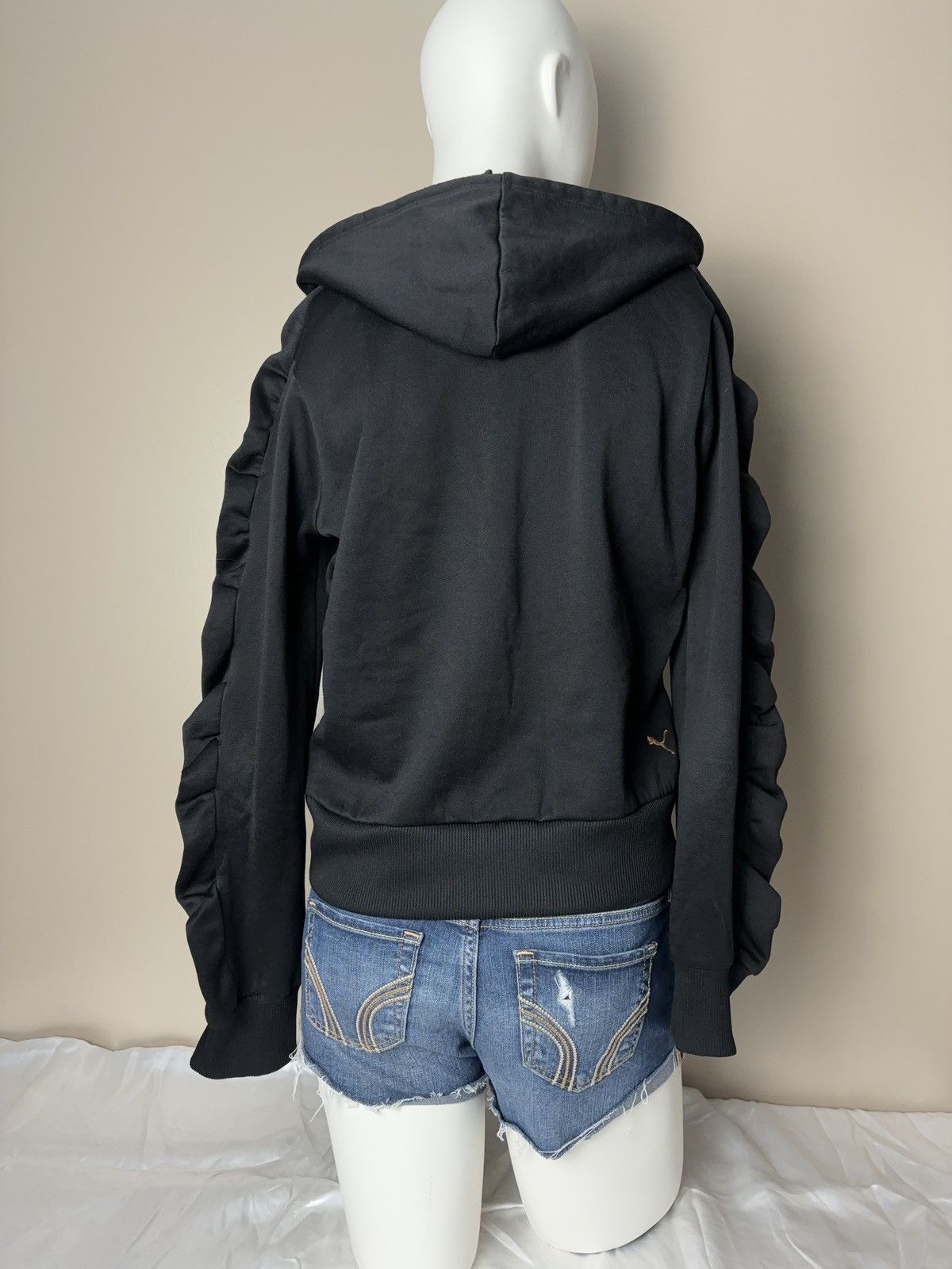 Puma PUMA Vintage Avant Garde Zip Hoodie Ruffles Sleeves y2k Size L / US 10 / IT 46 - 5 Thumbnail