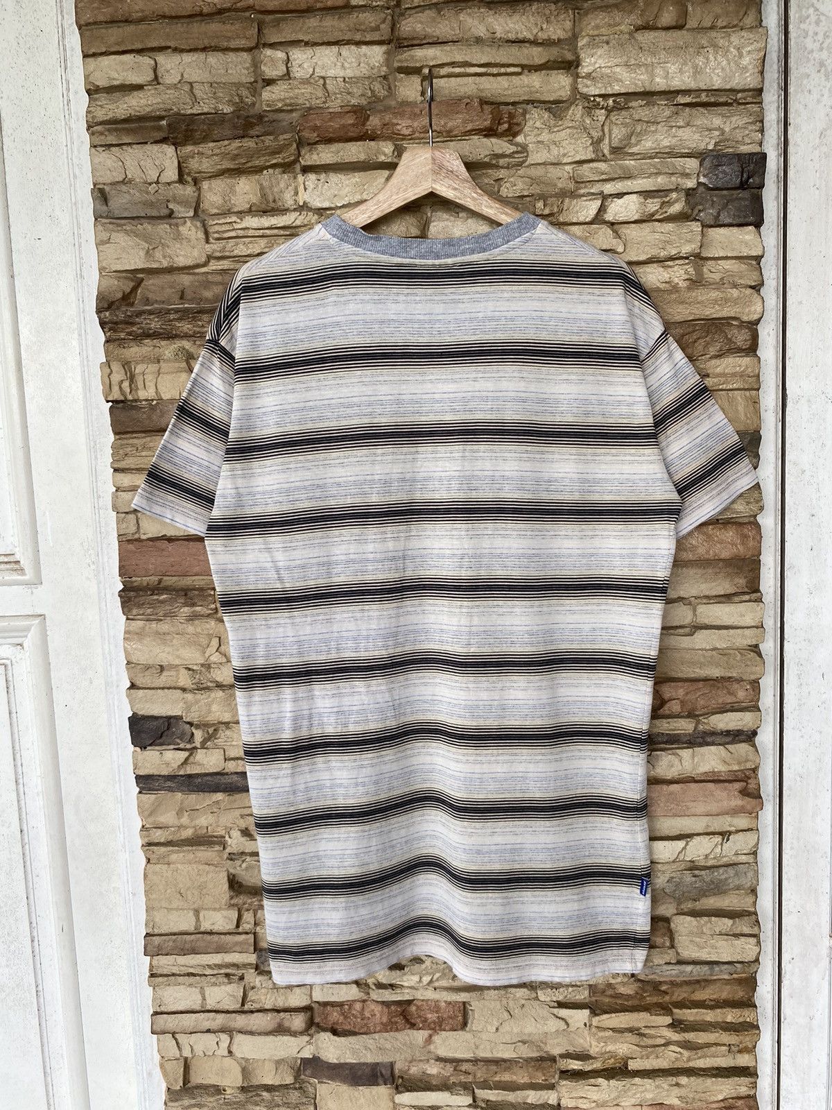 Stussy Vintage Stussy Stripe Tshirt Size US L / EU 52-54 / 3 - 8 Thumbnail
