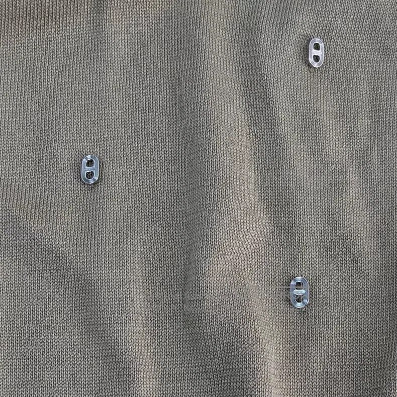 Hermes Hermes Khaki Metal Pig Nose Cardigan Size XS / US 0-2 / IT 36-38 - 7 Thumbnail
