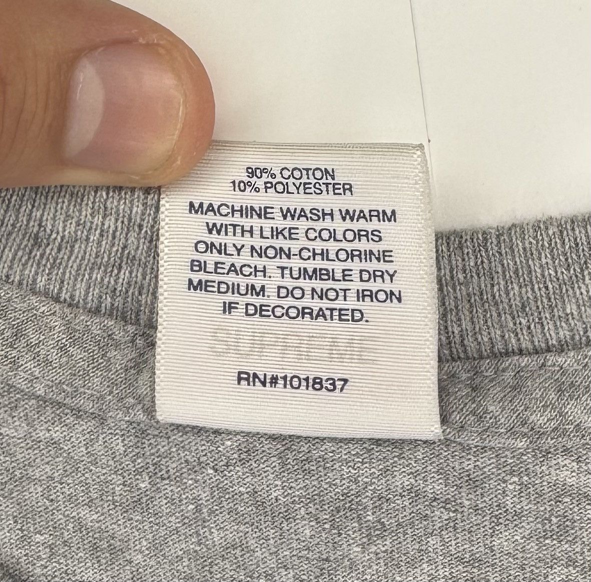 Supreme Supreme Long Sleeve T-Shirt with Graphic Print Size US M / EU 48-50 / 2 - 5 Thumbnail