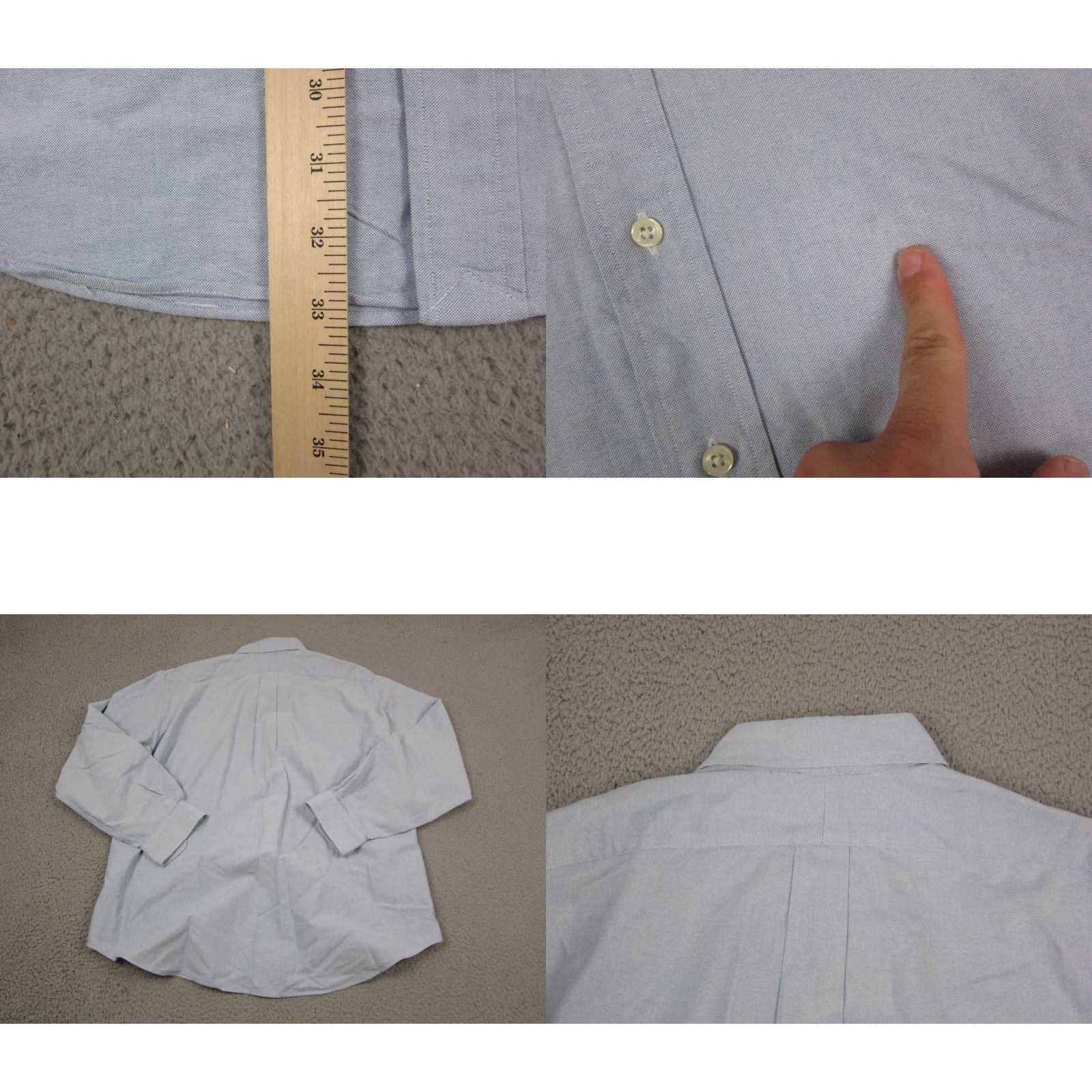 Ralph Lauren Ralph Lauren Shirt XL Adult Blue Oxford Button-Up Mens Classic Fit Size US XL / EU 56 / 4 - 8 Thumbnail