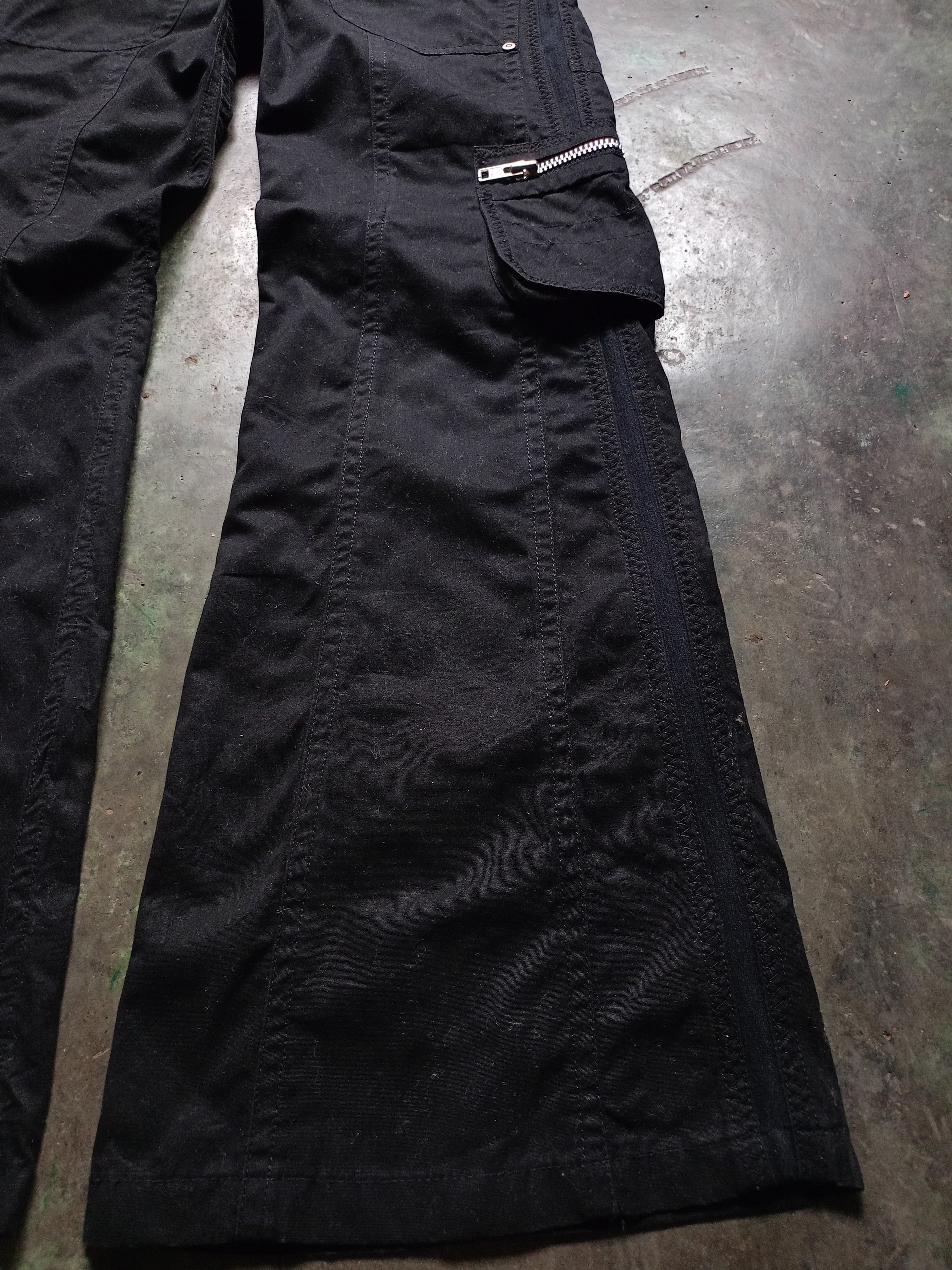 Japanese Brand Snarl extra Cargo Flared Pants Size 29" - 5 Thumbnail