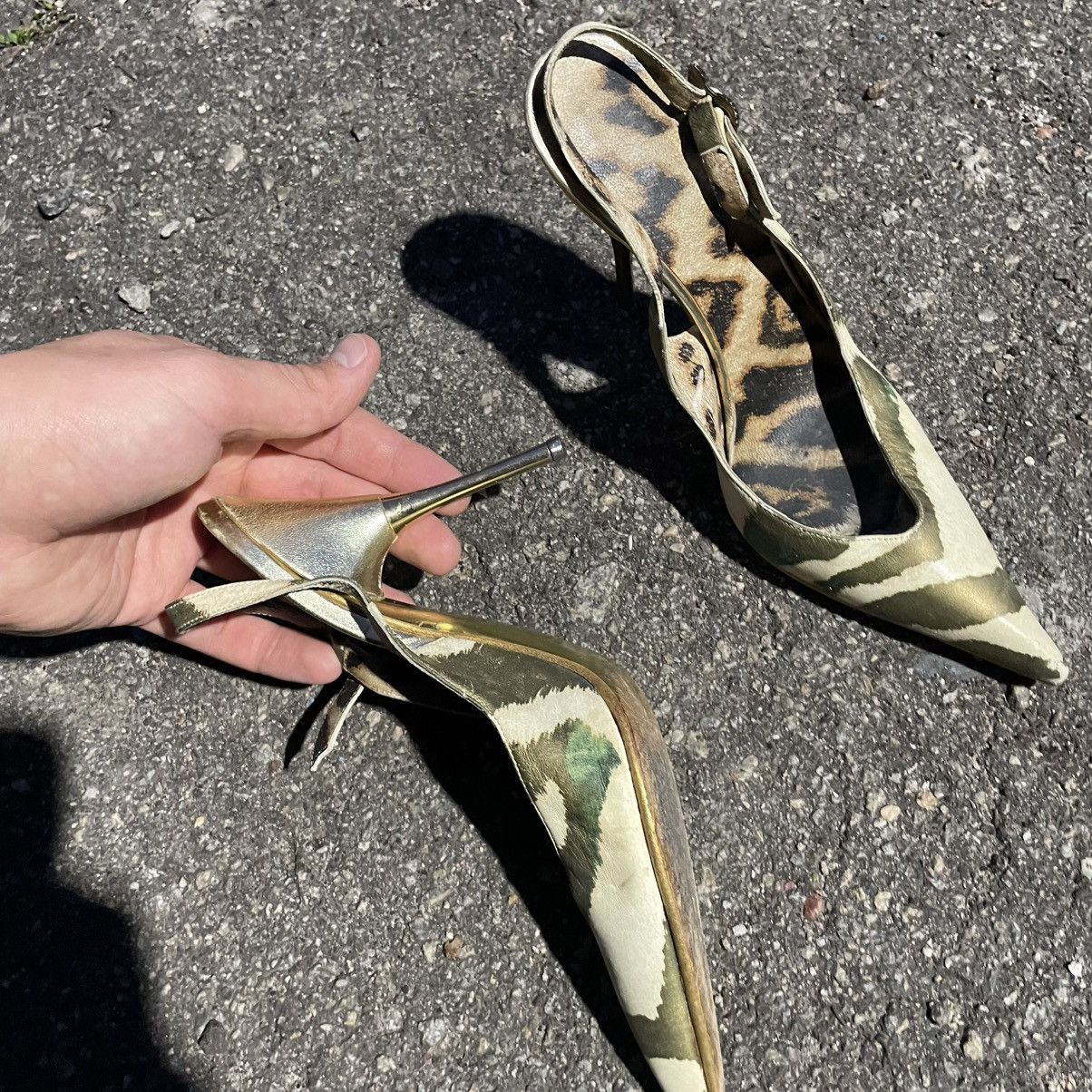 Roberto Cavalli Rare ROBERTO CAVALLI Heels Sandals shoes leopard leo old 90s Size US 6 / IT 36 - 8 Thumbnail