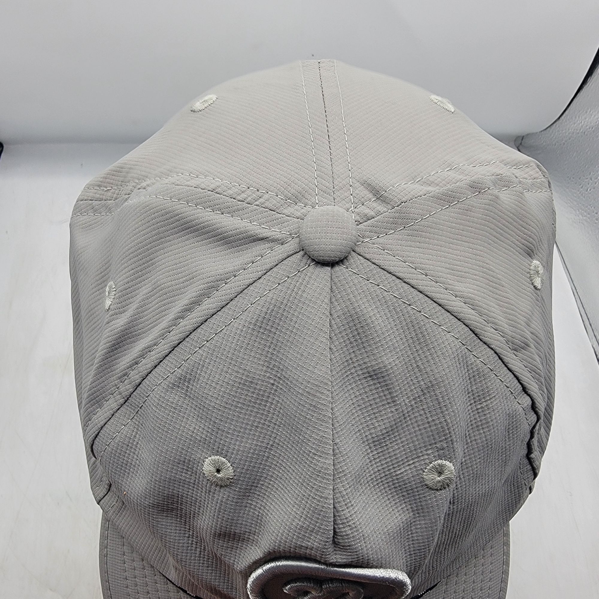 Other Outdoor Cap Adults Gray Snapback Hat Cap Outdoors Casual Ath Size ONE SIZE - 6 Thumbnail