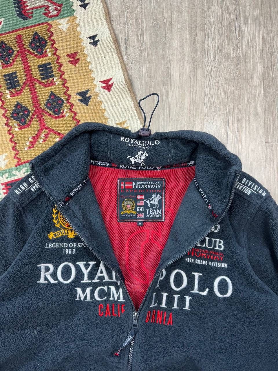 Japanese Brand × Vintage Vintage Royal Polo Y2K Fleece Zip Up Hoodie Size US M / EU 48-50 / 2 - 5 Thumbnail