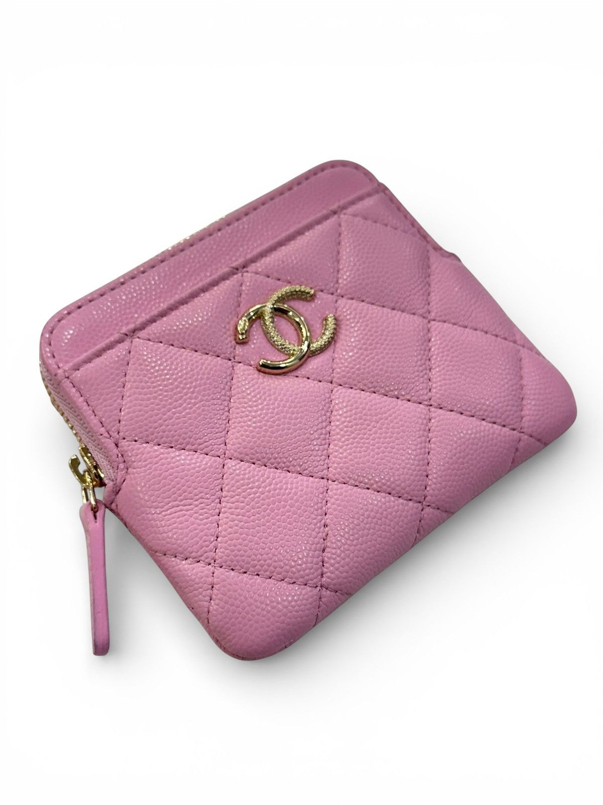 Chanel CHANEL Zip Coin Purse Pink 25K Size ONE SIZE - 3 Thumbnail