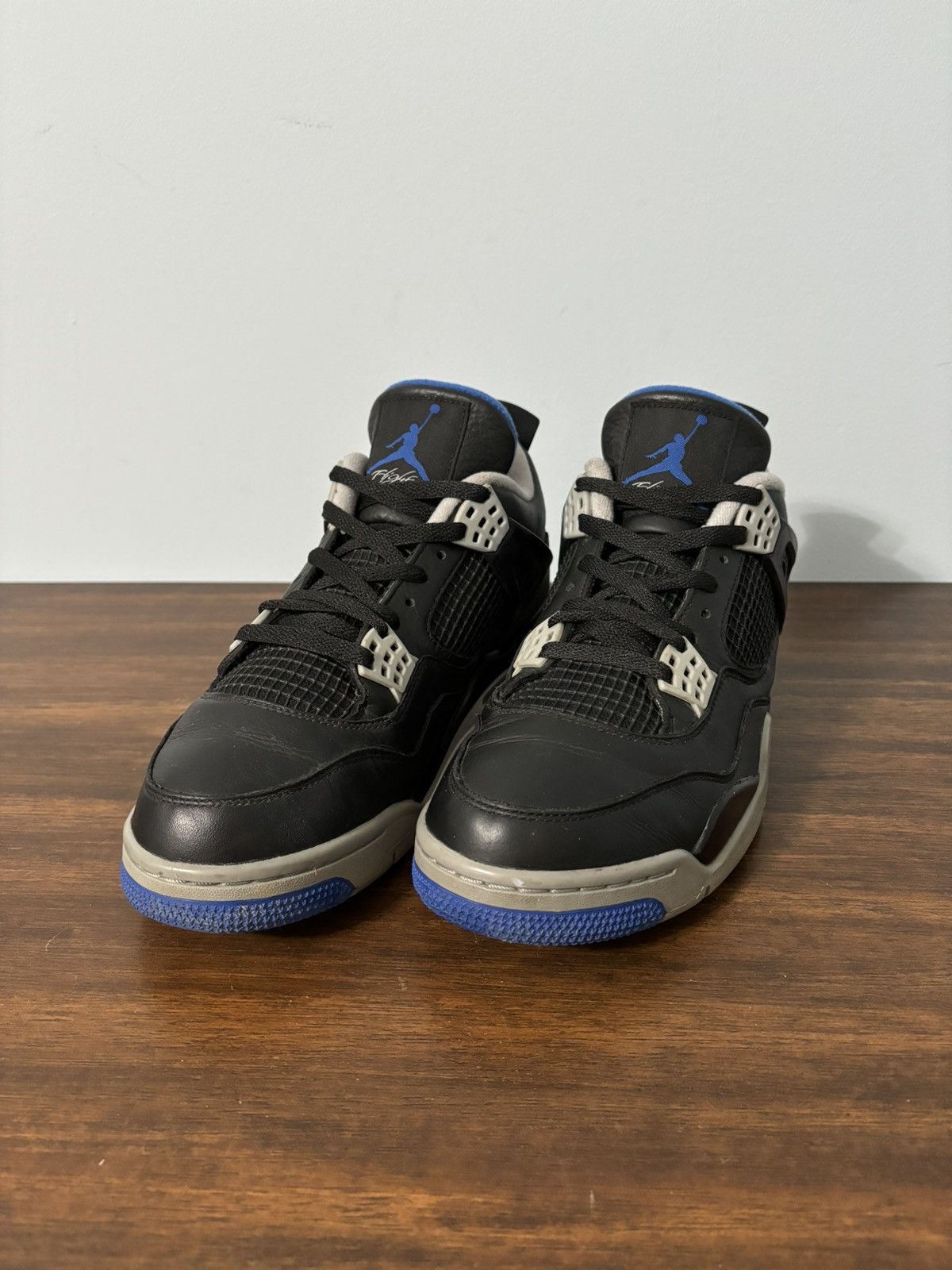 Pre-owned Jordan Nike Jordan 4 Retro Motorsport Alternative Shoes In Black