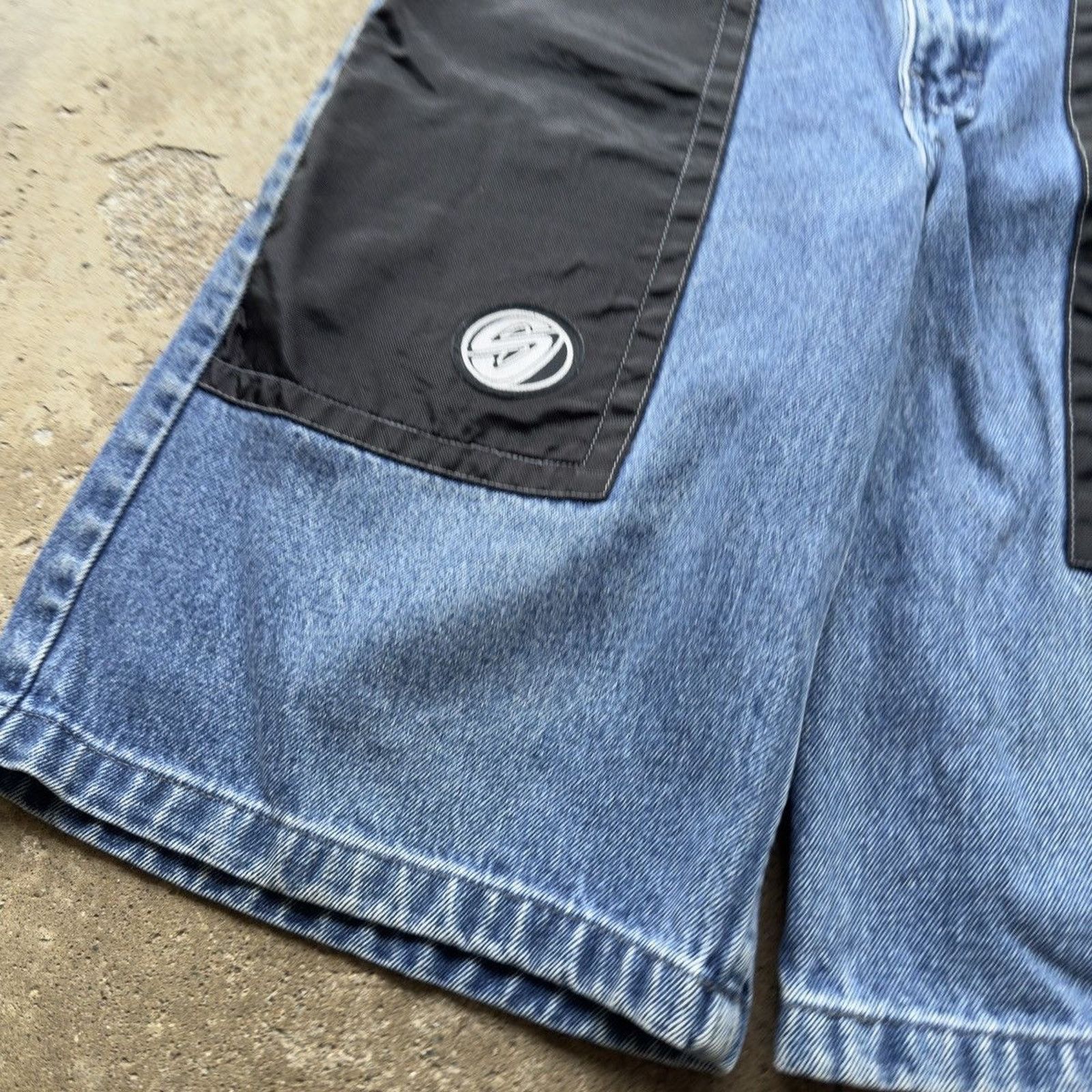 Vintage Vintage Sonoma Faded Baggy Denim Skater Shorts Jnco Size US 27 - 11 Thumbnail