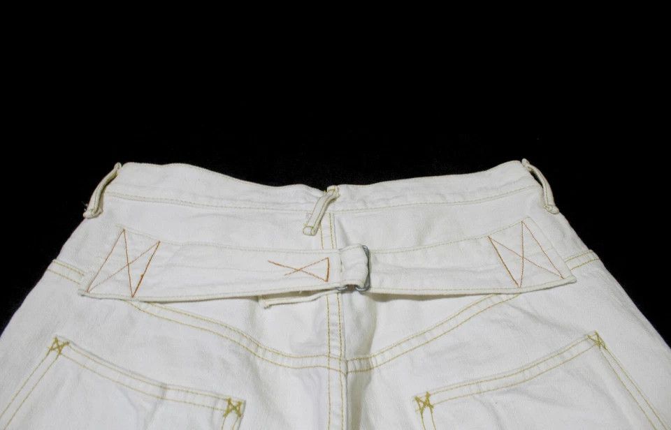 Kapital Kapital Japan Sarouel Pants Denim Jeans Cinch Back White Size US 28 / EU 44 - 7 Thumbnail