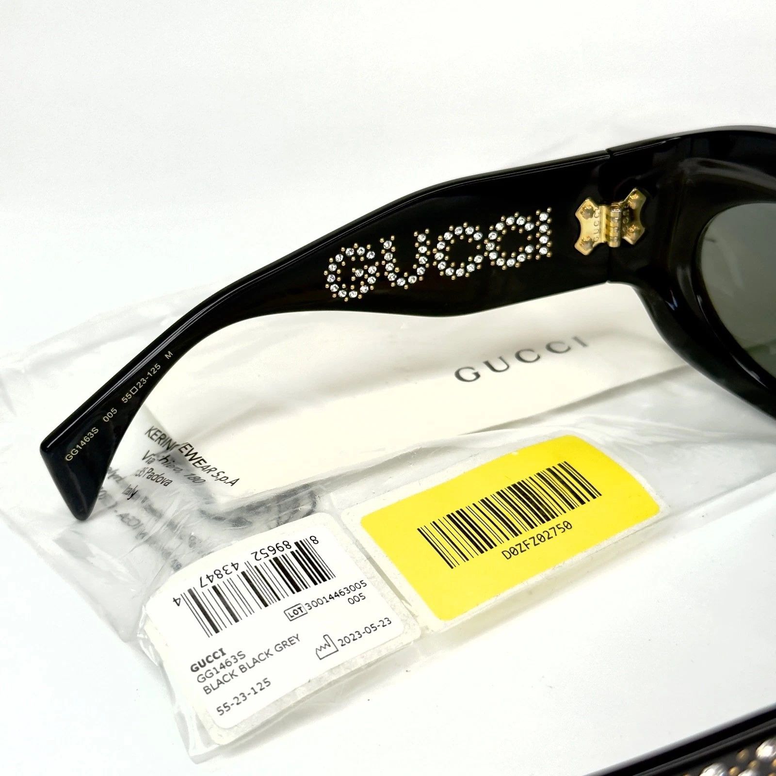 Gucci GUCCI HOLLYWOOD 1463 Black Bold Gg1463S 005 Sunglasses Size ONE SIZE - 2 Thumbnail