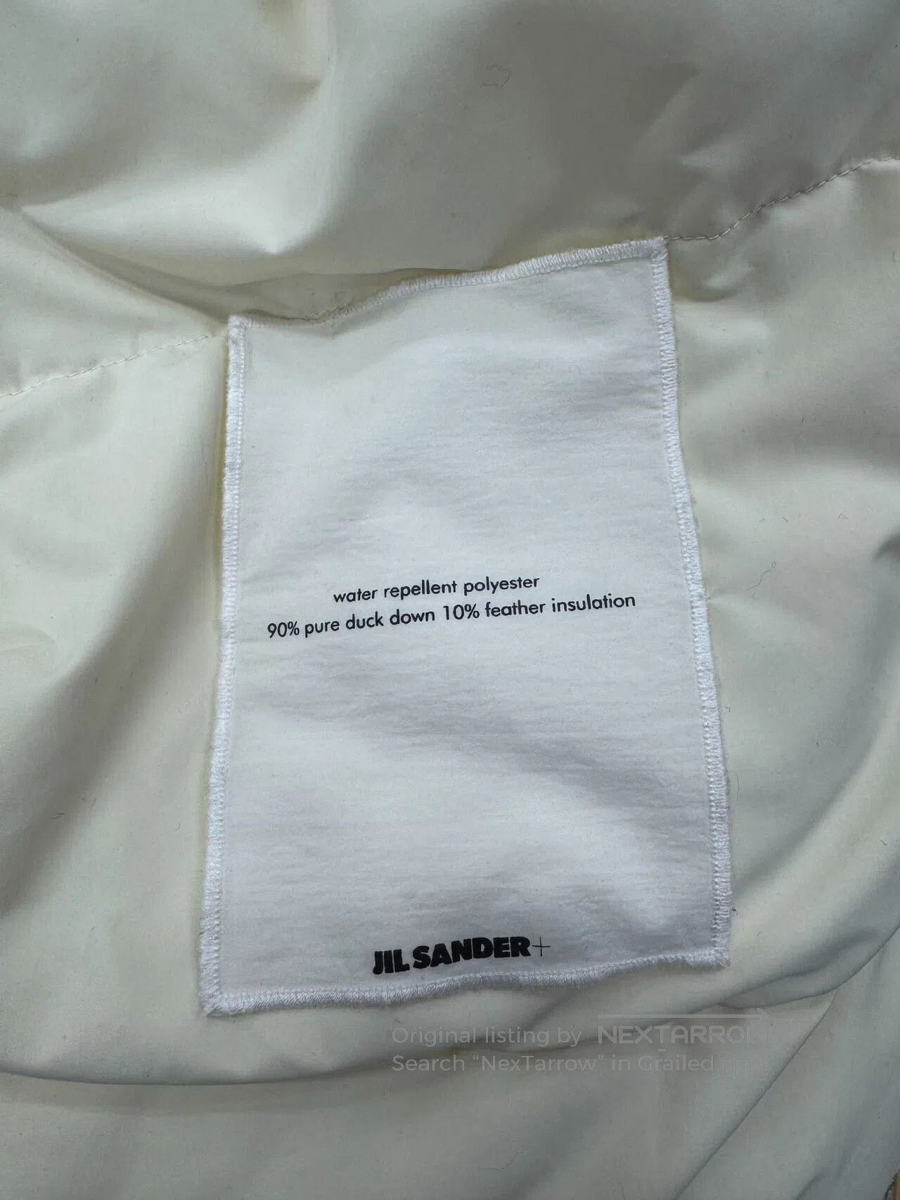 Jil Sander Jil Sander Hooded Down Vest in Beige. Size XS / US 0-2 / IT 36-38 - 7 Thumbnail