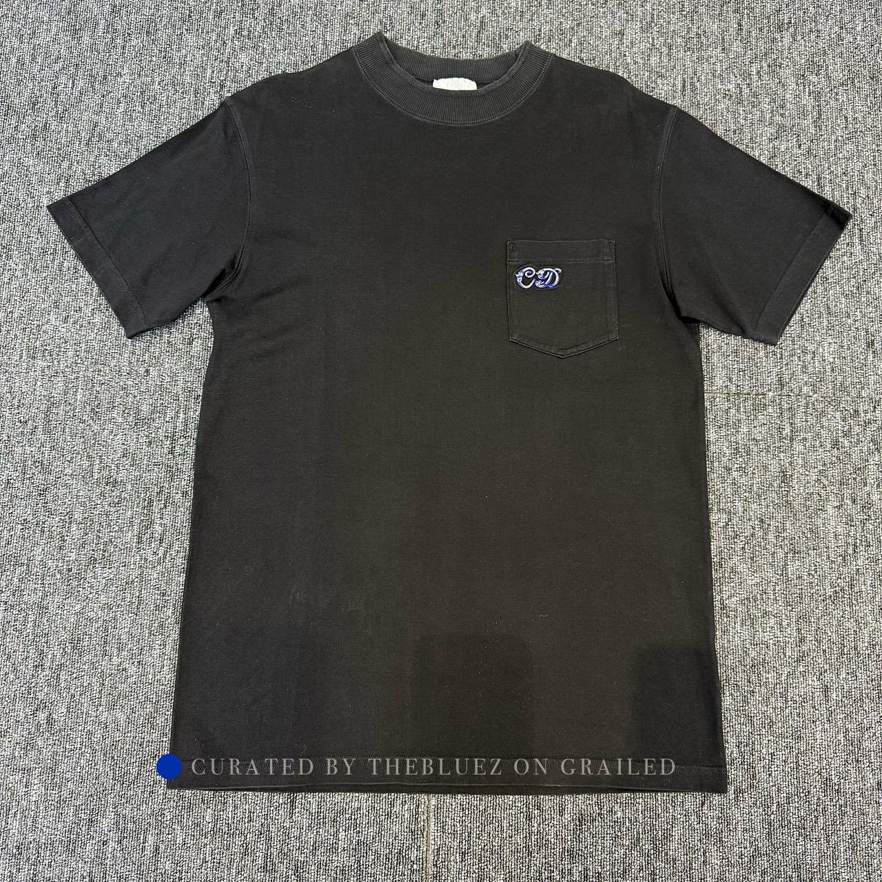 Dior CD Logo Embroidered Pocket Tee Size US XS / EU 42 / 0 - 1 Thumbnail