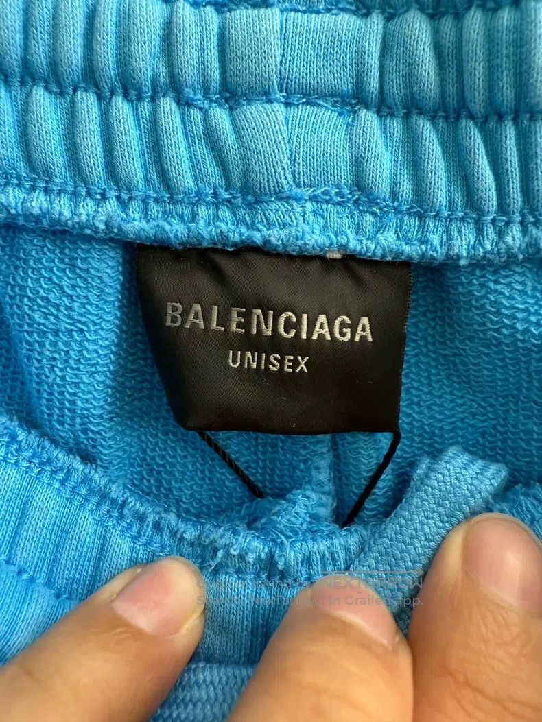 Balenciaga Balenciaga size XS Blue Logo letter print solid mid-rise s Size US 27 - 5 Thumbnail