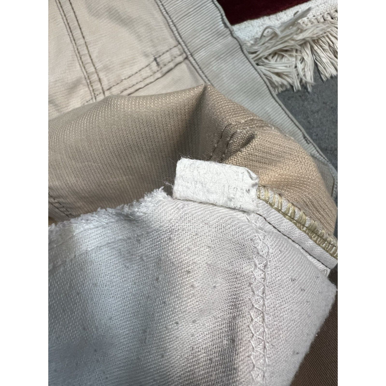 Levi's Vintage 80s Levis White Tag Beige Corduroy Pants 32x31 Rare Size US 32 / EU 48 - 8 Thumbnail