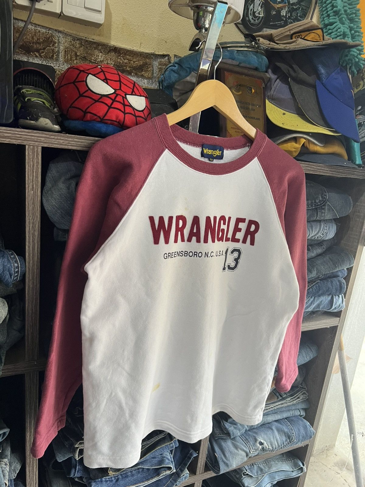 Wrangler 🔥Vintage Wrangler Greensboro 13 Crewneck Sweatshirt Size US S / EU 44-46 / 1 - 8 Thumbnail