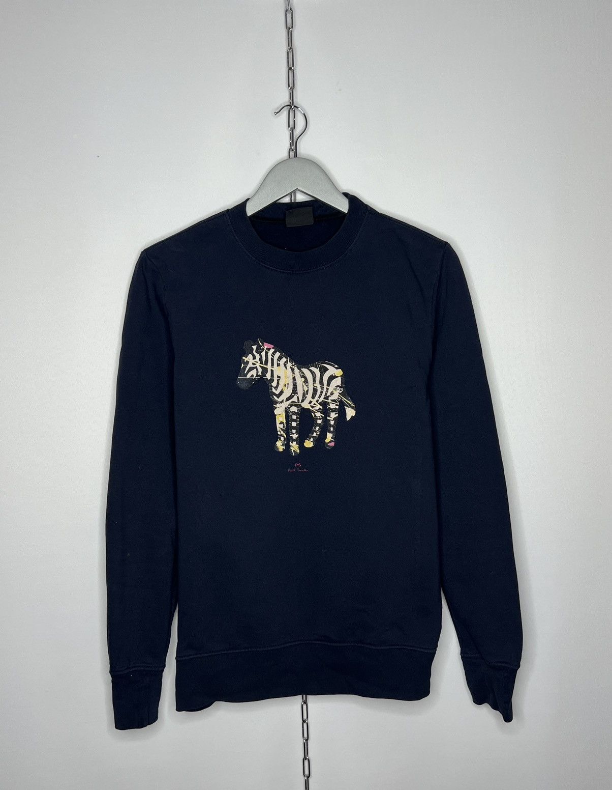 Paul Smith 🦓 Paul Smith Big Logo Sweatshirt Crew Neck Long Sleeve 🦓 Size US S / EU 44-46 / 1 - 1 Thumbnail