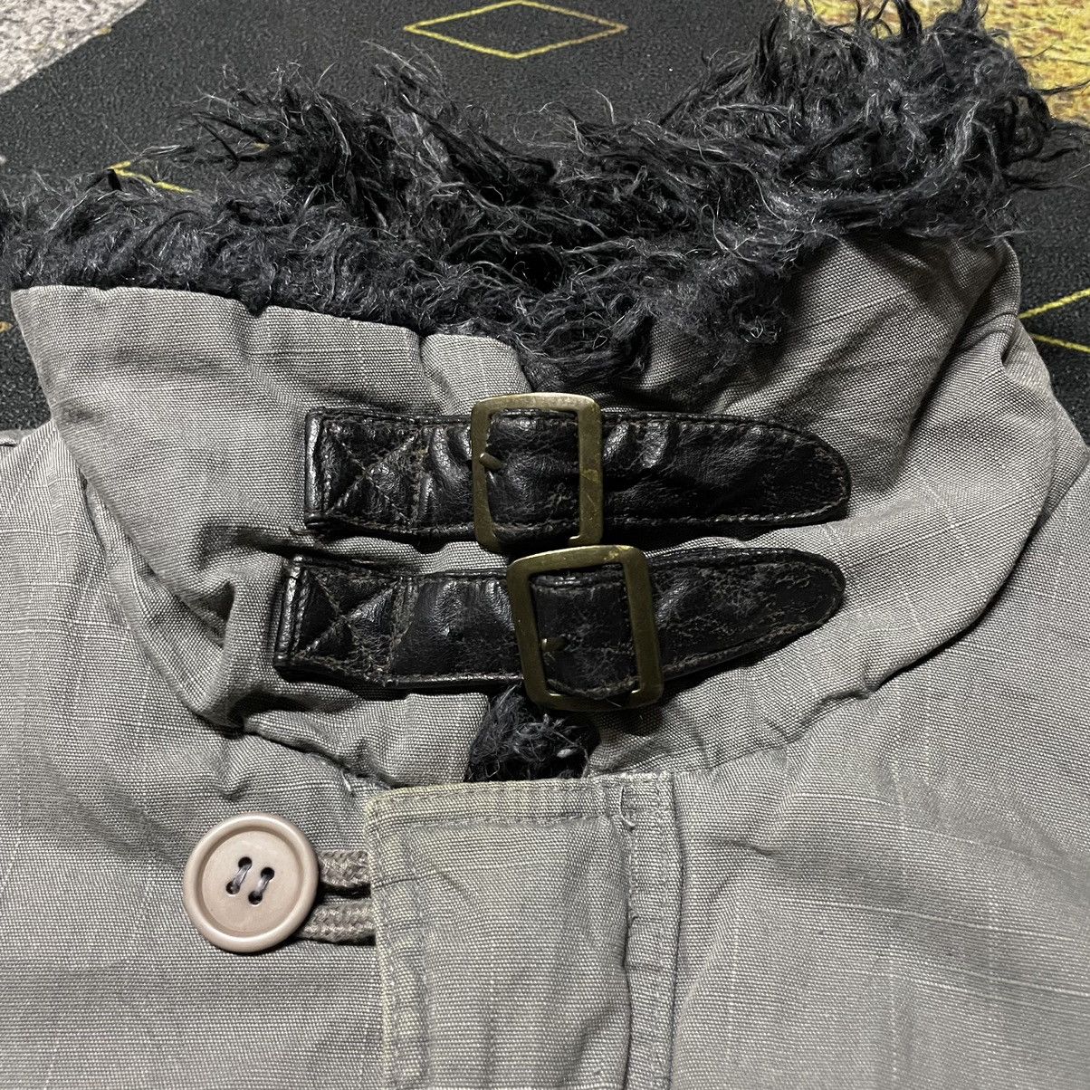 If Six Was Nine × Japanese Brand × Le Grande Bleu (L.G.B.) 💥Japanese Brand BW GIGGLE Buckle Neck Jacket Military Punk Size US M / EU 48-50 / 2 - 9 Thumbnail