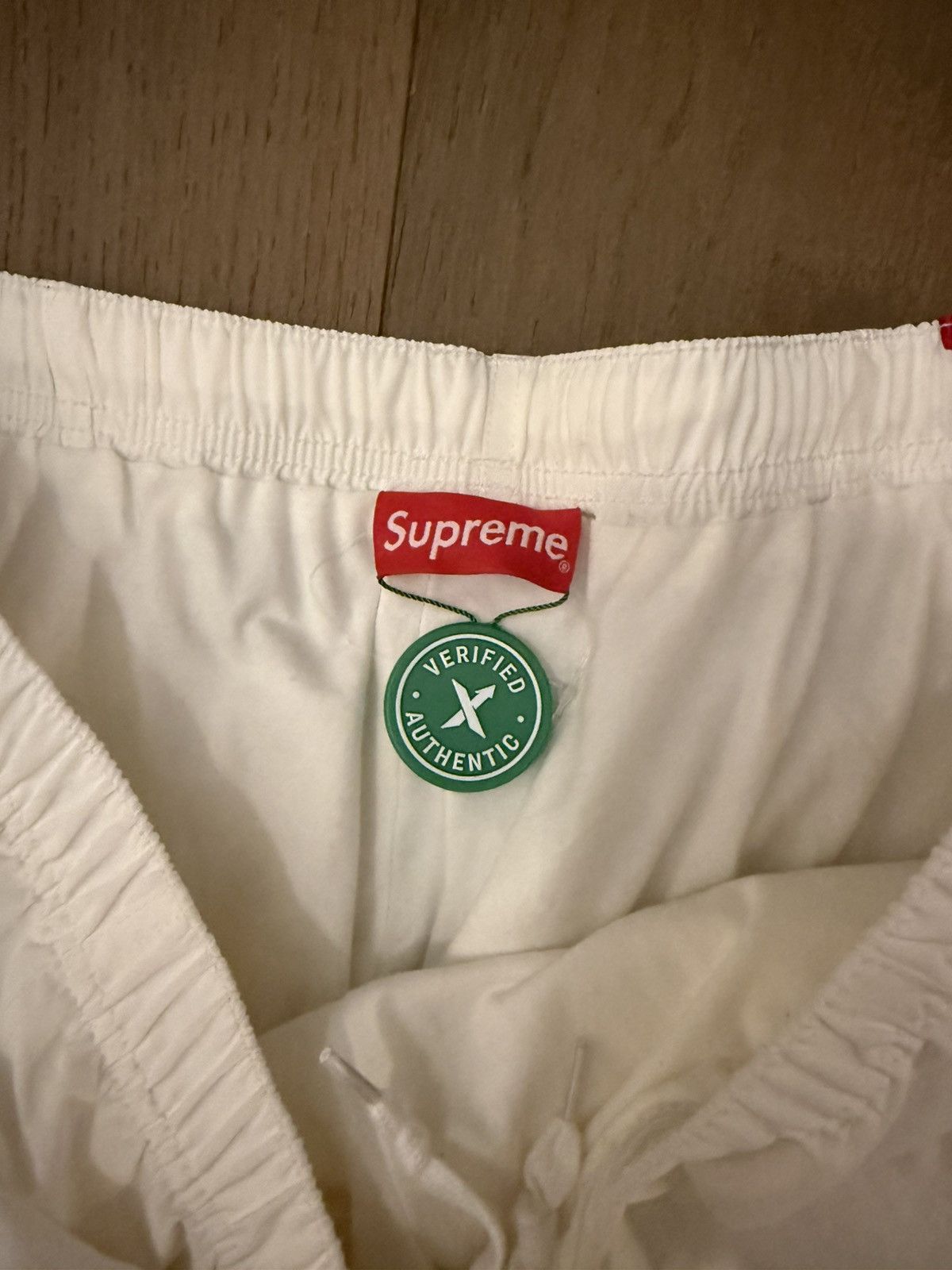 Supreme Supreme White Side Logo Track Pants XL – Verified Authentic Size US 38 / EU 54 - 6 Thumbnail