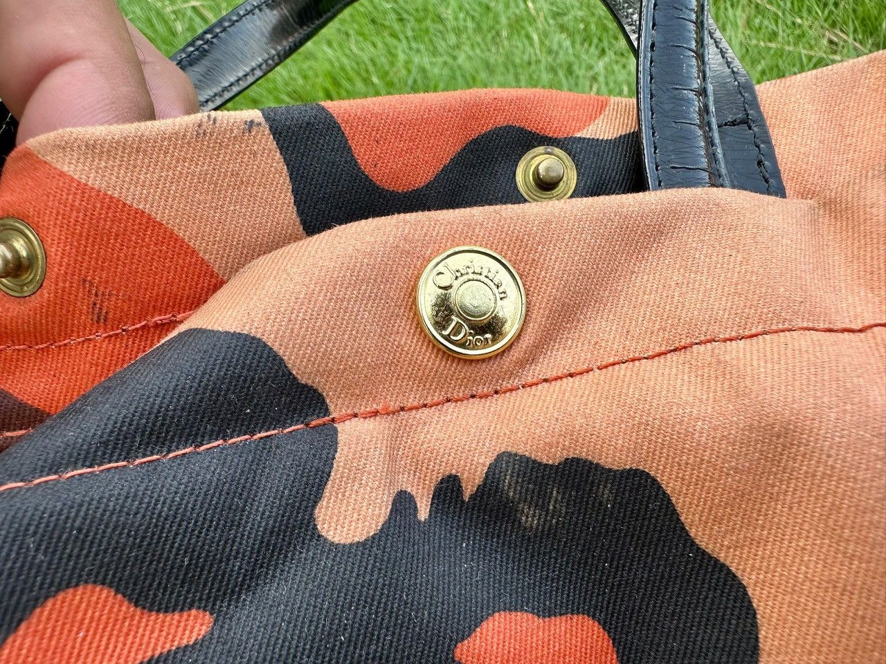 Dior Authentic Christian Dior “MISS DIOR” Camouflage Tote Bag Size ONE SIZE - 12 Thumbnail