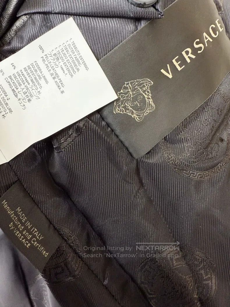 Versace Versace Leather coat Size US S / EU 44-46 / 1 - 6 Thumbnail