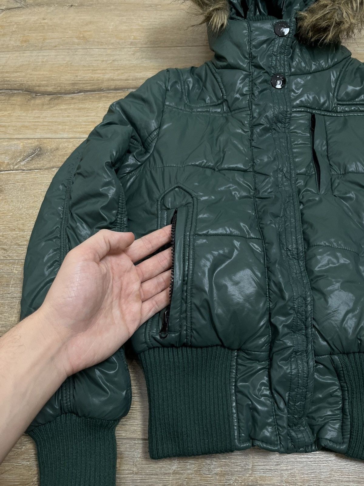 If Six Was Nine If Six Was Nine Style Bomber Jacket Fur Hood 90s Size US S / EU 44-46 / 1 - 10 Thumbnail
