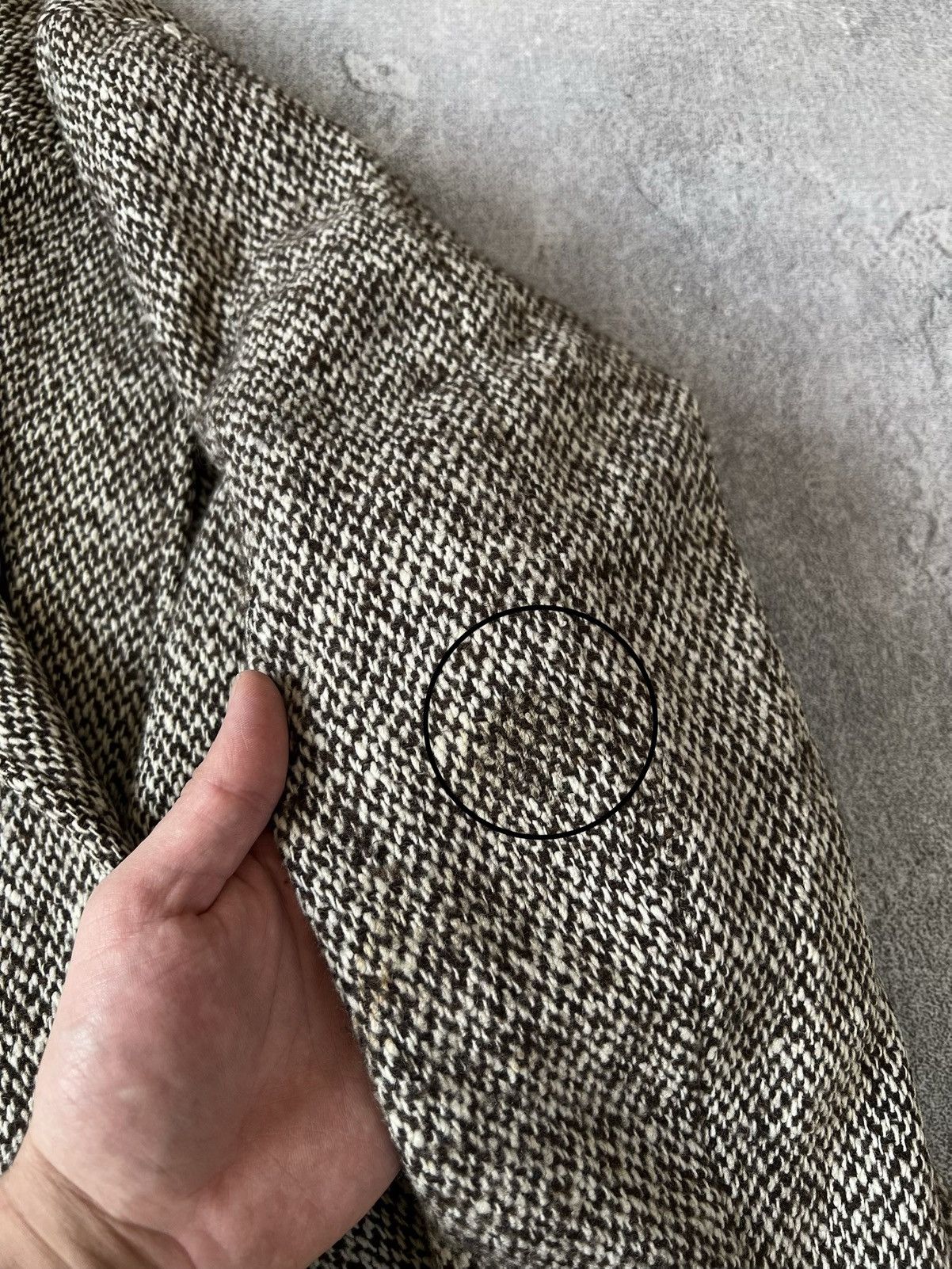 Eleventy Eleventy Men’s Double Breasted Wool Tweed Coat Italy Size 46 Size US M / EU 48-50 / 2 - 15 Thumbnail