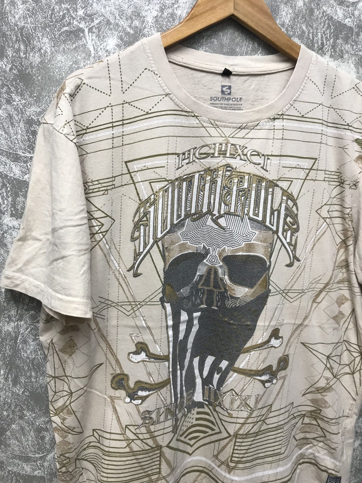 Affliction × Ed Hardy × Southpole Southpole Affliction Skull Y2K Graphic Tee Size US XL / EU 56 / 4 - 4 Thumbnail